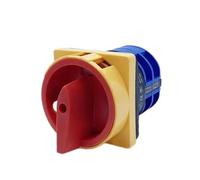 ElectronicSwitch LW26GS-32/04-2 Rotary Cam Switch 2 Position ON-Off Padlock 690V 32A Poles Changeover Switches Silver YMW26