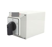 ElectronicSwitch SZW26/LW26-125 125A 2Pole 8 Screw 3 Position Cam Rotary Changeover Switch With Seal Box