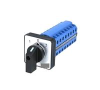 ElectronicSwitch SZW26/LW26-20 3 Position ON OFF ON 8 Phase 32 Terminals 20A Rotary Changeover Cam Switches 64X64 Panel