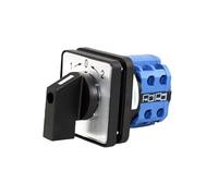 ElectronicSwitch SZW26/LW26-20/B202.2 20A 660V 2 Pole 8 Screw 3 Position 64X64mm Panel Transfer Momentary Changeover Cam Switch