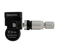 Electronicx 1 sensore TPMS per la pressione degli pneumatici, compatibile con Exeed LX ET-i 2022-2025, preprogrammato, 433 MHz, valvola in metallo argento, sistema di controllo della pressione degli