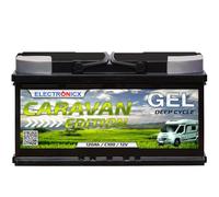 Electronicx Batteria di alimentazione GEL Caravan 12V 120Ah / 120 Ah 12 Volt - Batteria Deep Cycle sigillata & senza manutenzione - 353×175×190 mm - Camper Caravan Campeggio Solare
