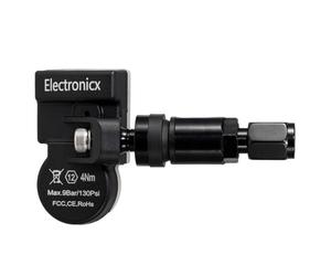 Electronicx Sensore TPMS compatibile con Hyundai Ioniq 5 N 2024 preprogrammato 433MHz TPMS sensore di pressione degli pneumatici valvola in metallo sensore singolo per cerchioni in alluminio