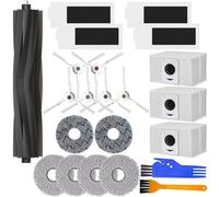 Electropan Parti di ricambio per ECOVACS Deebot T20 Omni Aspirapolvere Rullo/Spazzola Laterale Filtro Sacchetto di Polvere Mop Panno
