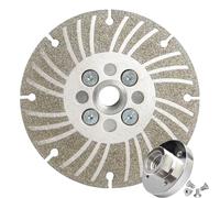 Electroplated Diamond Grinding Wheel - Angle Grinding Wheel - Electroplated Diamond 4 ½ plus+, grinding wheel, cut off tool, 4 1/2" /5"/6" for Metal, Steel, Concrete, Stone, Tile, Wet/Dry Use (4")