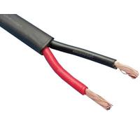 electrosmart 2 Core Twin Rosso/Nero Rame Automotive Auto Boat Marine Cavo Filo 2 x 2mm parete sottile piatto incagliato 12V 24V 25 Amp (5m)
