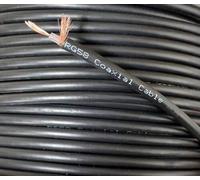 electrosmart RG58 - Cavo coassiale multifilo, nero, impedenza: 50 ohm, lunghezza 30 m