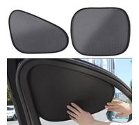 Electrostatic Car Side Window Sun Shade UV Block(2pcs Front+2pcs Rear) | Blocks 99.9% UV rays, 4-layer mesh design, protects child skin, reduces interior heat, safe car rides