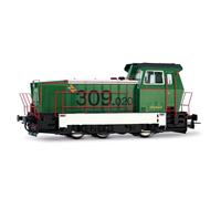 Electrotren HE2027S ADIF, locomotiva diesel Gruppo 309, verde/bianca, ep; vI, con decoder sonoro DCC Locomotiva Diesel