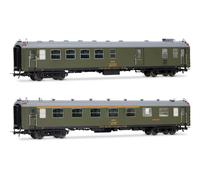 Electrotren HE4037 RENFE, 2-unit set 5000 coaches, BBD4 baggage + AAR bar, old b