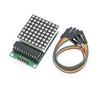 ElectroWorldFR 7219 MAX DIP Dot Matrix MCU LED 8 x 8 Modulo Display Compatibile con Arduino e Raspberry Pi