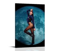 ELedvb Dua Lipa Future Nostalgia - The Moonlight EditionCanvas Poster decorativo su tela poster da parete e stampa artistica moderna per camera da letto familiare poster decorativo 30 x 45 cm