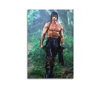 ELedvb First Blood John Rambo in The RainCanvas Poster decorativo su tela da parete e stampa artistica moderna per camera da letto, 40 x 60 cm