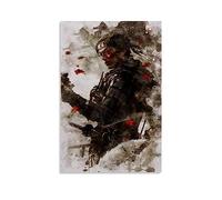 ELedvb Ghost of Tsushima, poster decorativo su tela, poster da parete su tela, stampa artistica moderna, per camera da letto, famiglia, 30 x 45 cm