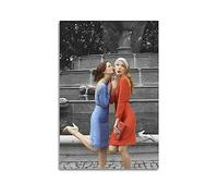 ELedvb Gossip Girl Blair SerenaCanvas Poster decorativo su tela da parete e stampa artistica moderna per camera da letto, 30 x 45 cm
