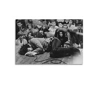 ELedvb Jim Morrison Collapsed on StageCanvas Poster decorativo su tela poster da parete e stampa artistica moderna camera da letto familiare poster decorativo 20 x 30 cm