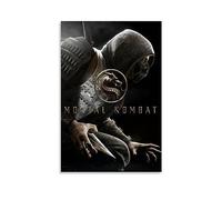 ELedvb Mortal Kombat Art Poster su tela, poster decorativo da parete su tela, stampa artistica moderna per la camera da letto della famiglia (30 x 45 cm)