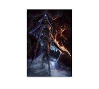 ELedvb Poster del gioco Dark Souls 3 ballerina della valle boreale su tela, poster decorativo da parete e stampa artistica moderna per camera da letto familiare poster decorativo (20 x 30 cm)