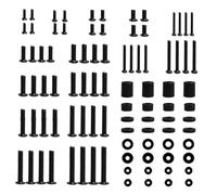 Eleechen 92 viti per staffa da parete TV, M4 M5 M6 M8, set di viti di montaggio TV, include viti, rondelle e distanziatori, viti universali Vesa Kit hardware per montaggio TV, adatto per la maggior