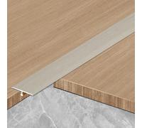 Eleeonora Profilo A T Alluminio Guida di Transizione,Profilo di Transizione,Modanatura A T,Soglia Porta E Riempimento Fessure Parquet E Piastrelle,Profilo T in Alluminio,per Pavimento