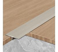Eleeonora Profilo A T Alluminio Guida di Transizione,Profilo di Transizione,Modanatura A T,Soglia Porta E Riempimento Fessure Parquet E Piastrelle,Profilo T in Alluminio,per Pavimento