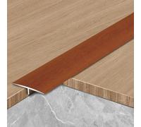 Eleeonora Profilo A T Alluminio Guida di Transizione,Profilo di Transizione,Modanatura A T,Soglia Porta E Riempimento Fessure Parquet E Piastrelle,Profilo T in Alluminio,per Pavimento