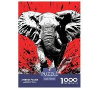 Elefante 1000 Pezzi Animazione Puzzle Adulti Multicolore Per Gioco Familiare Regalo Per Adulti E Bambini Da 14 Anni E Più 70x50cm/1000pcs