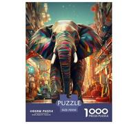 Elefante 1000 Pezzi Animazione Puzzle Classico IntRattotenimento Creativo Esclusiva Amazon Regalo Per Adulti E Bambini Da 14 Anni E Più 70x50cm/1000pcs