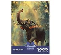 Elefante 1000 Pezzi Mammiferi Puzzle Adulti Di Autota IntRattotenimento Creativo Festa Aziendale Regalo Per Adulti E Adolescenti Da 14 Anni E Più 70x50cm/1000pcs