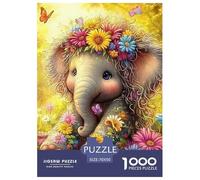 Elefante 1000 Pezzi Mammiferi Puzzle Classico Di Autota Divertimento Festa Aziendale Regalo Per Adulti E Adolescenti Da 14 Anni E Più 70x50cm/1000pcs