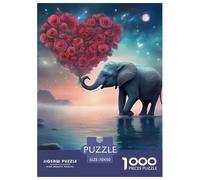 Elefante 1000 Pezzi Mammiferi Puzzle Classico Di Autota Multicolore Esclusiva Amazon Regalo Per Adulti E Adolescenti Da 14 Anni E Più 70x50cm/1000pcs