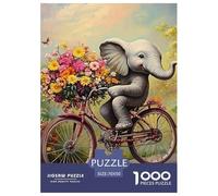 Elefante 1000 Pezzi Mammiferi Puzzle Di Autota Multicolore Per Gioco Familiare Regalo Per Adulti E Adolescenti Da 14 Anni E Più 70x50cm/1000pcs