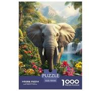 Elefante 1000 Tessere Animazione Puzzle Di Autota IntRattotenimento Creativo Festa Aziendale Regalo Per Adulti E Bambini Da 14 Anni E Più 70x50cm/1000pcs
