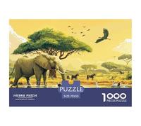 Elefante 1000 Tessere Puzzle Adulti Divertimento Festa Aziendale Regalo Per Adulti E Bambini Da 14 Anni E Più 70x50cm/1000pcs