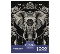 Elefante 1000 Tessere Puzzle Adulti IntRattotenimento Creativo Per Gioco Familiare Regalo Per Adulti E Bambini Da 14 Anni E Più 70x50cm/1000pcs