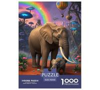 Elefante 1000 Tessere Puzzle Di Autota IntRattotenimento Creativo Esclusiva Amazon Regalo Per Adulti E Bambini Da 14 Anni E Più 70x50cm/1000pcs