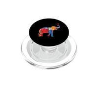 Elefante Art come pittura su tela PopSockets PopGrip per MagSafe