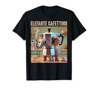 Elefante Cafettino Italiano Brainrot caffè Elefante Meme AI Maglietta