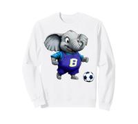 Elefante Calcio/Calciatore Elefante Felpa