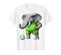 Elefante Calcio/Calciatore Elefante Maglietta