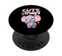 Elefante carino ma stompy carino elefante bambino PopSockets PopGrip Adesivo