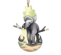 Elefante che cammina in legno a forma di pupazzo di neve decorazione di moda design 6 PCS adatto per la decorazione