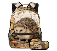 Elefante colorato resta alla moda e organizzato con questo set di 2 zaini per ragazzi ragazze adolescenti, la tua borsa per libri da viaggio definitiva!, Multicolore#06, B:29.4x20x40cm\