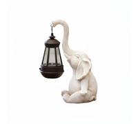 Elefante con luce solare, Decorazione da giardino, Atmosfera per patio