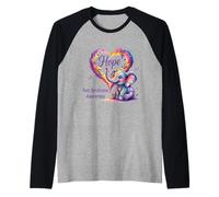 Elefante consapevolezza della sindrome di rett Maglia con Maniche Raglan