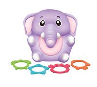 Elefante da bagno con anelli