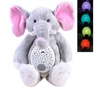 Elefante di peluche con proiettore e ninna nanna