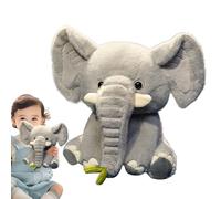 Elefante di peluche | Elefanti peluche - Elefanti, giocattolo animale, 24 cm, morbido, confortevole per le statistiche di nascita Baby Shower