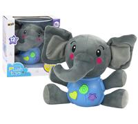Elefante di peluche interattivo blu 19 cm