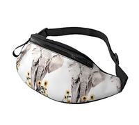 Elefante E Girasole Marsupi Per Uomo Donna Con Cinturino Regolabile Per Correre Viaggi Escursionismo Dog Walking Allenamento